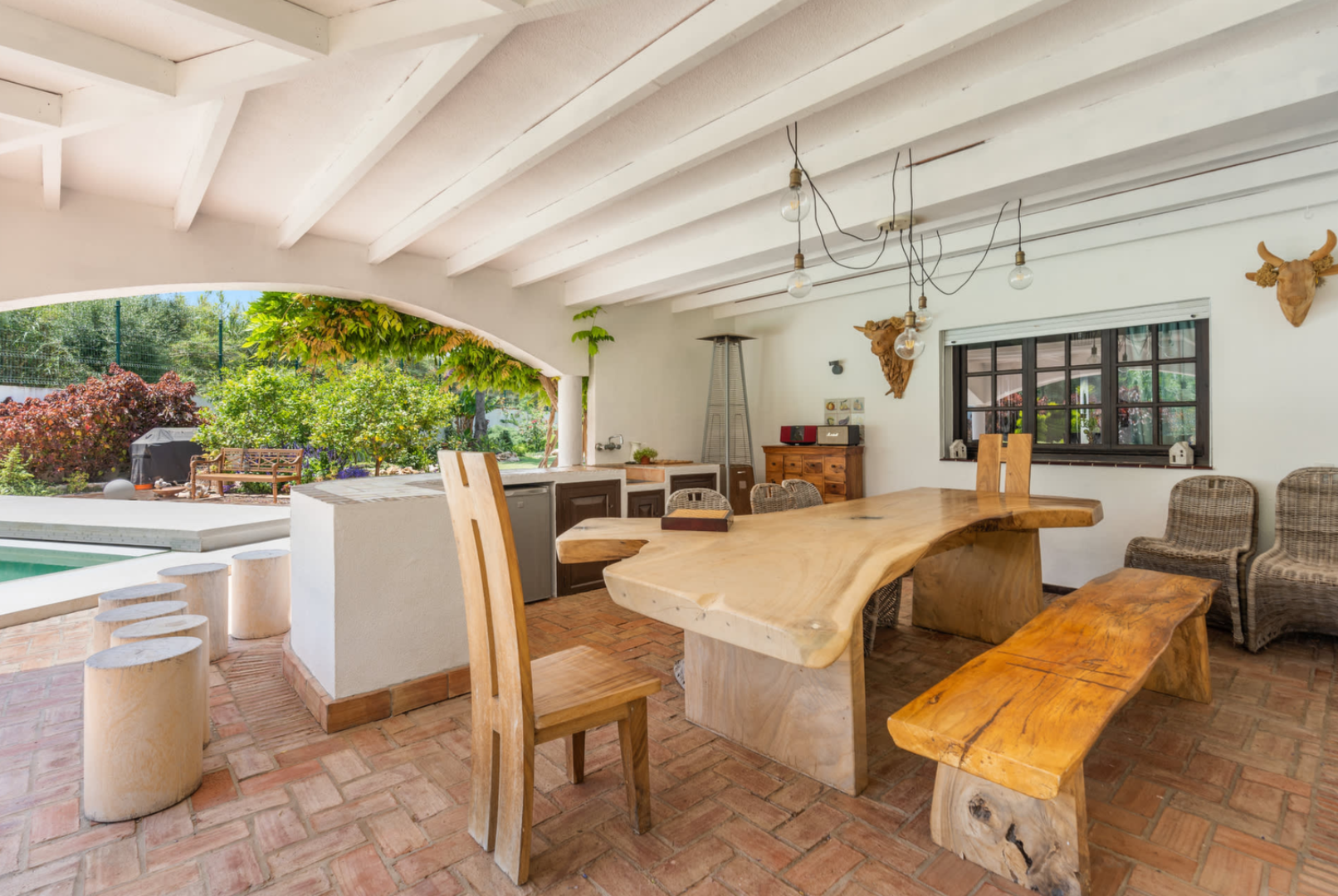 Remarkable 4 bedroom golfside villa in Guadalmina Baja exhibits eclectic flair and Andalucia charm