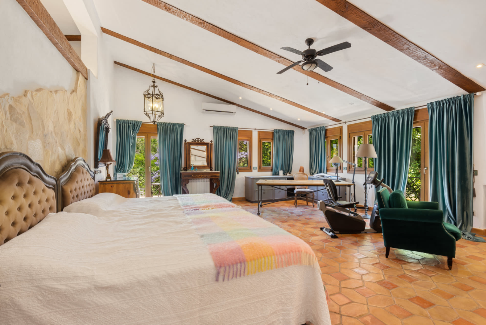 Remarkable 4 bedroom golfside villa in Guadalmina Baja exhibits eclectic flair and Andalucia charm