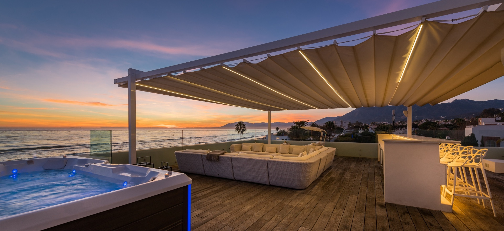 Divine, sleek & modern beachfront villa with mesmerizing views is the perfect idyllic property