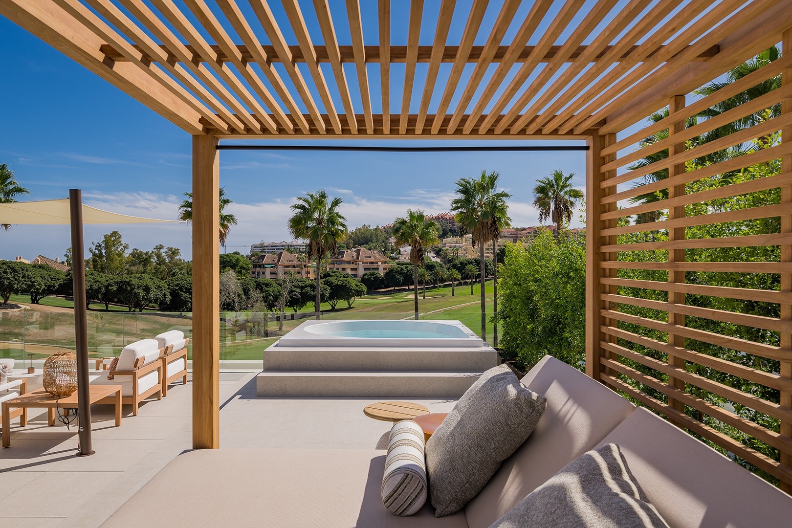 This unique frontline golf villa in Nueva Andalucia is a masterpiece of design, golf & entertainment