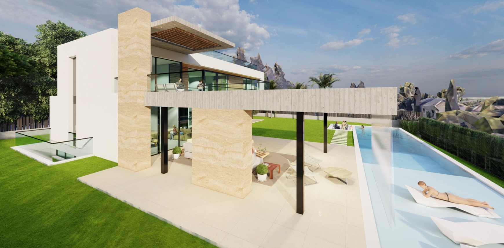 Outstanding opportunity to buy a superb plot with approval to build modern villa in Nueva Andalucia