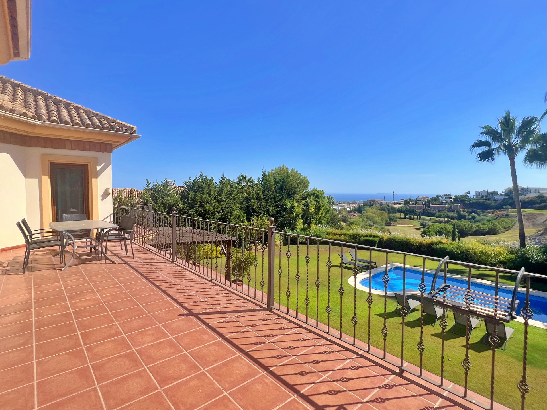 Amazing Villa in Los Flamingos with golf and sea views