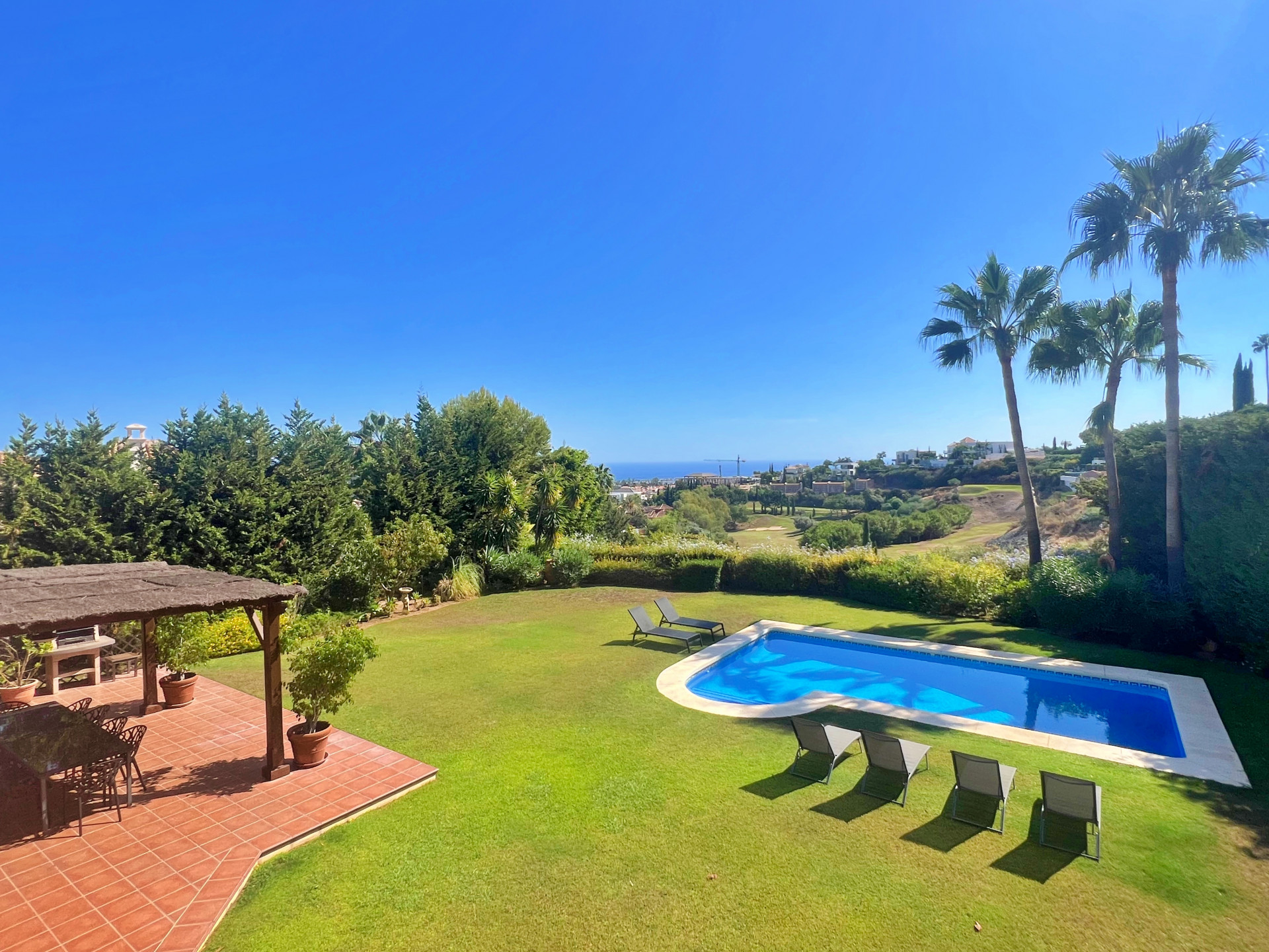 Amazing Villa in Los Flamingos with golf and sea views