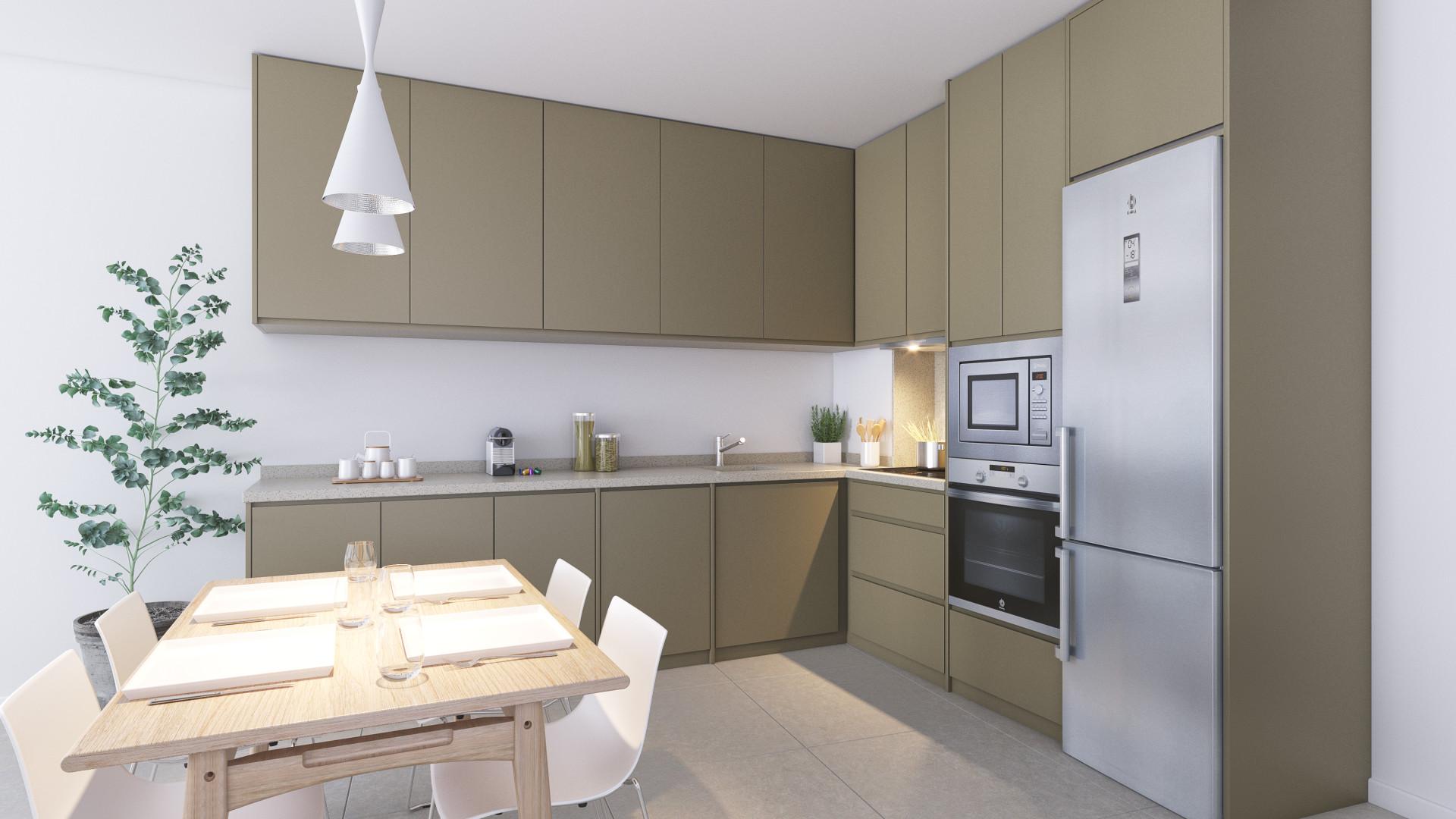 Modern Design Apartments Just 150 Meters from the Sea