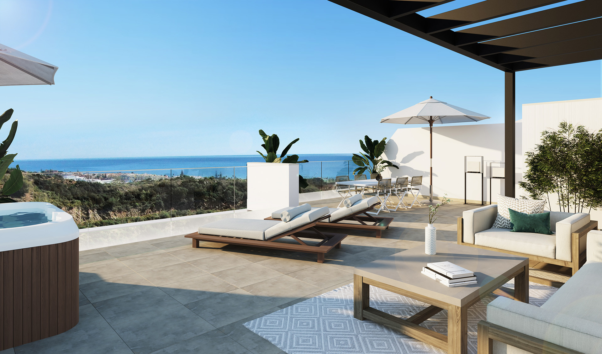 Design Apartments with Sea Views in Rincón de la Victoria