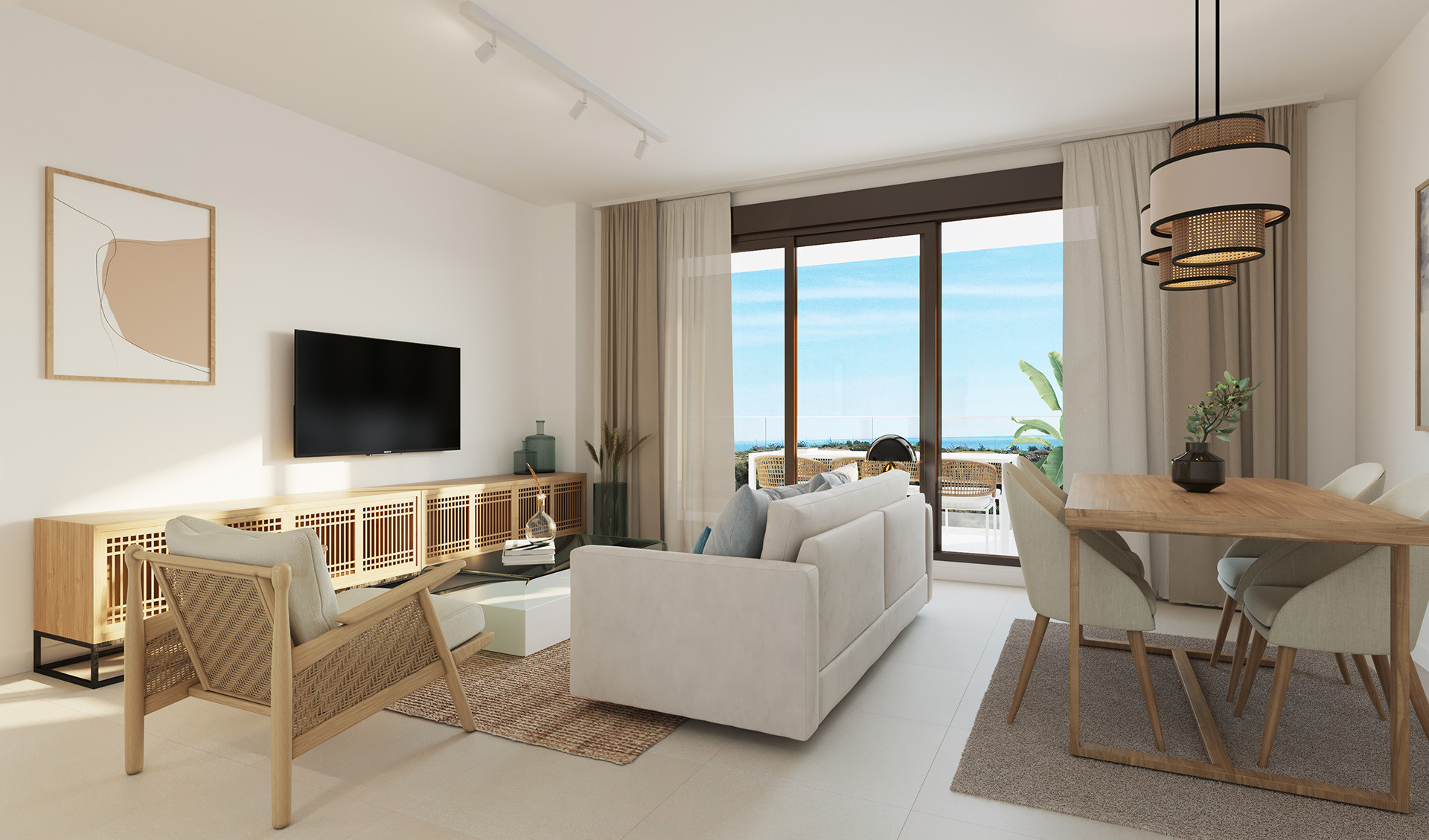 Design Apartments with Sea Views in Rincón de la Victoria