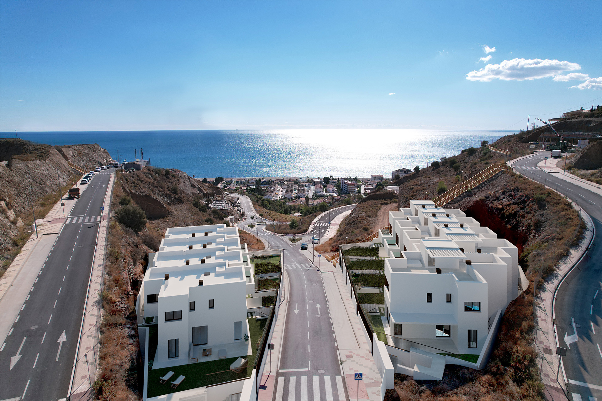 Exclusive Townhouses with Sea Views in Rincón de la Victoria