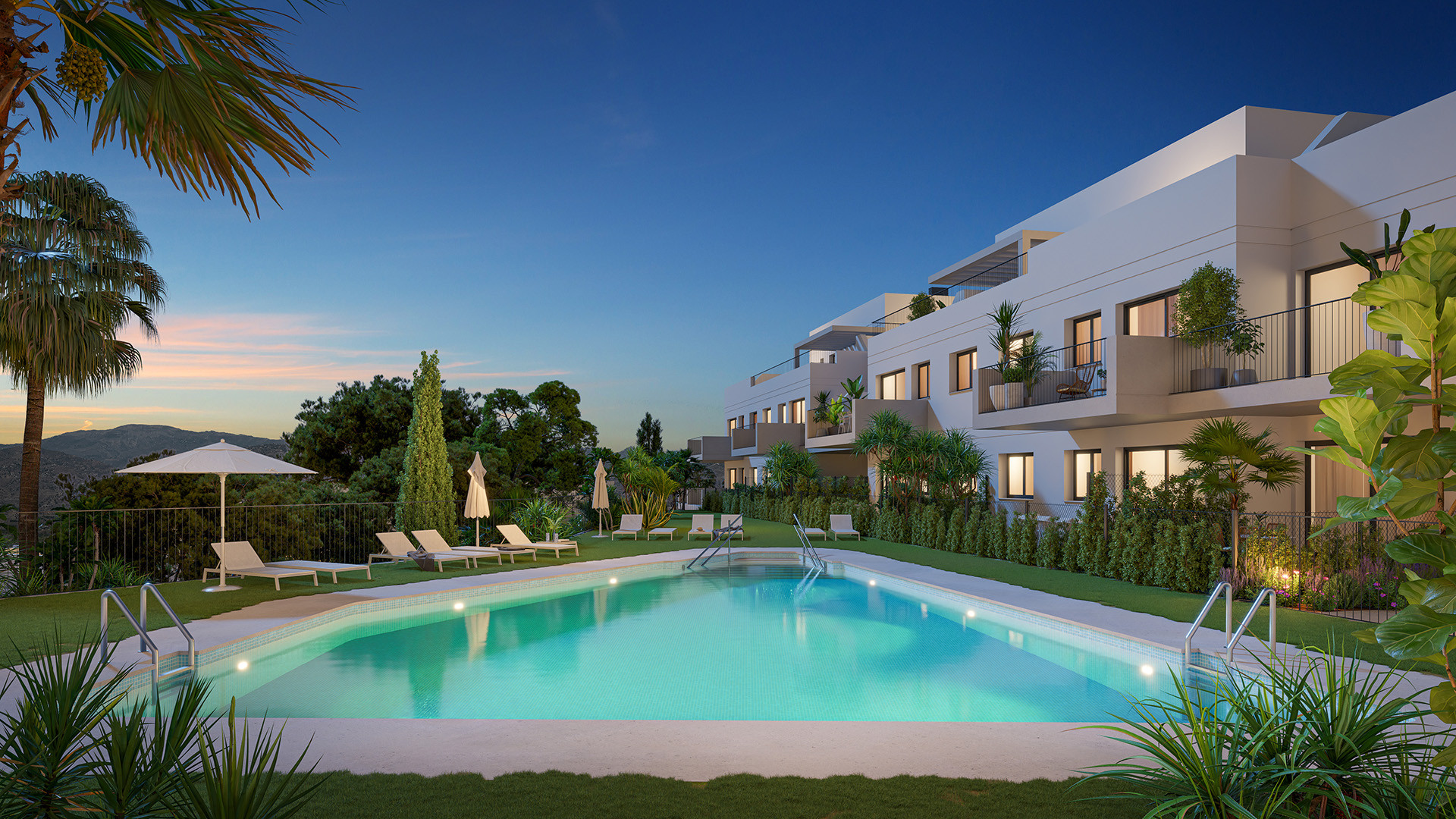 Apartamentos de obra nueva junto al campo de golf y cerca del mar en Vélez-Málaga