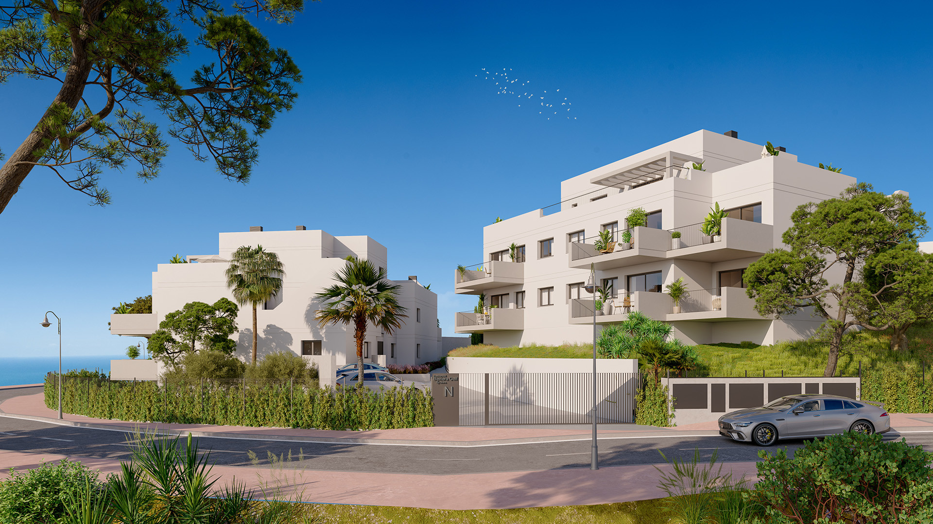 Apartamentos de obra nueva junto al campo de golf y cerca del mar en Vélez-Málaga