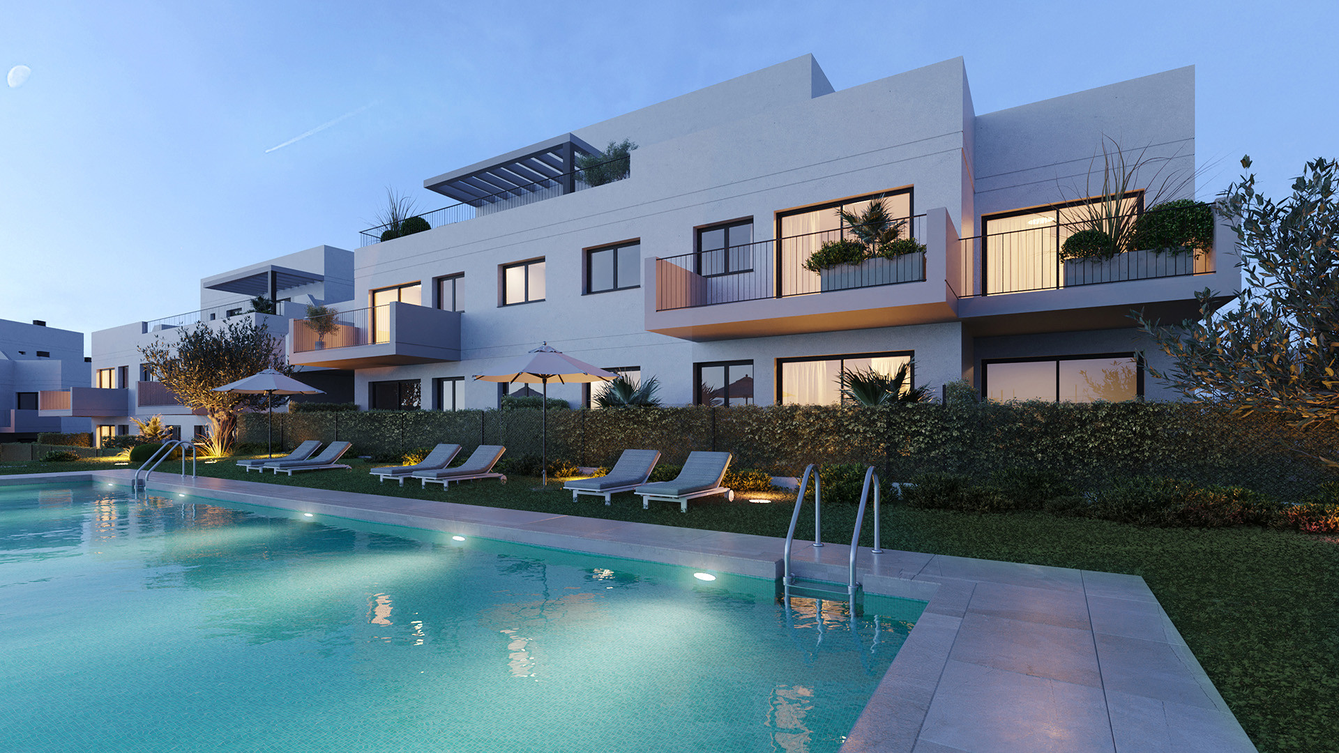 Apartamentos de obra nueva junto al campo de golf y cerca del mar en Vélez-Málaga