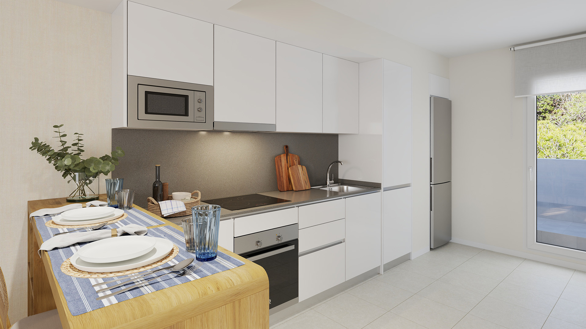 Apartamentos de obra nueva junto al campo de golf y cerca del mar en Vélez-Málaga