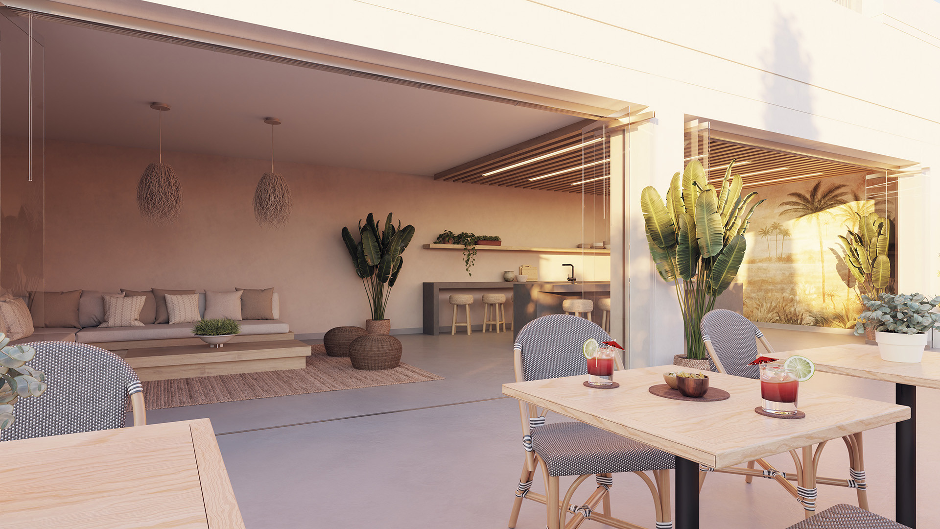 Apartamentos de obra nueva junto al campo de golf y cerca del mar en Vélez-Málaga