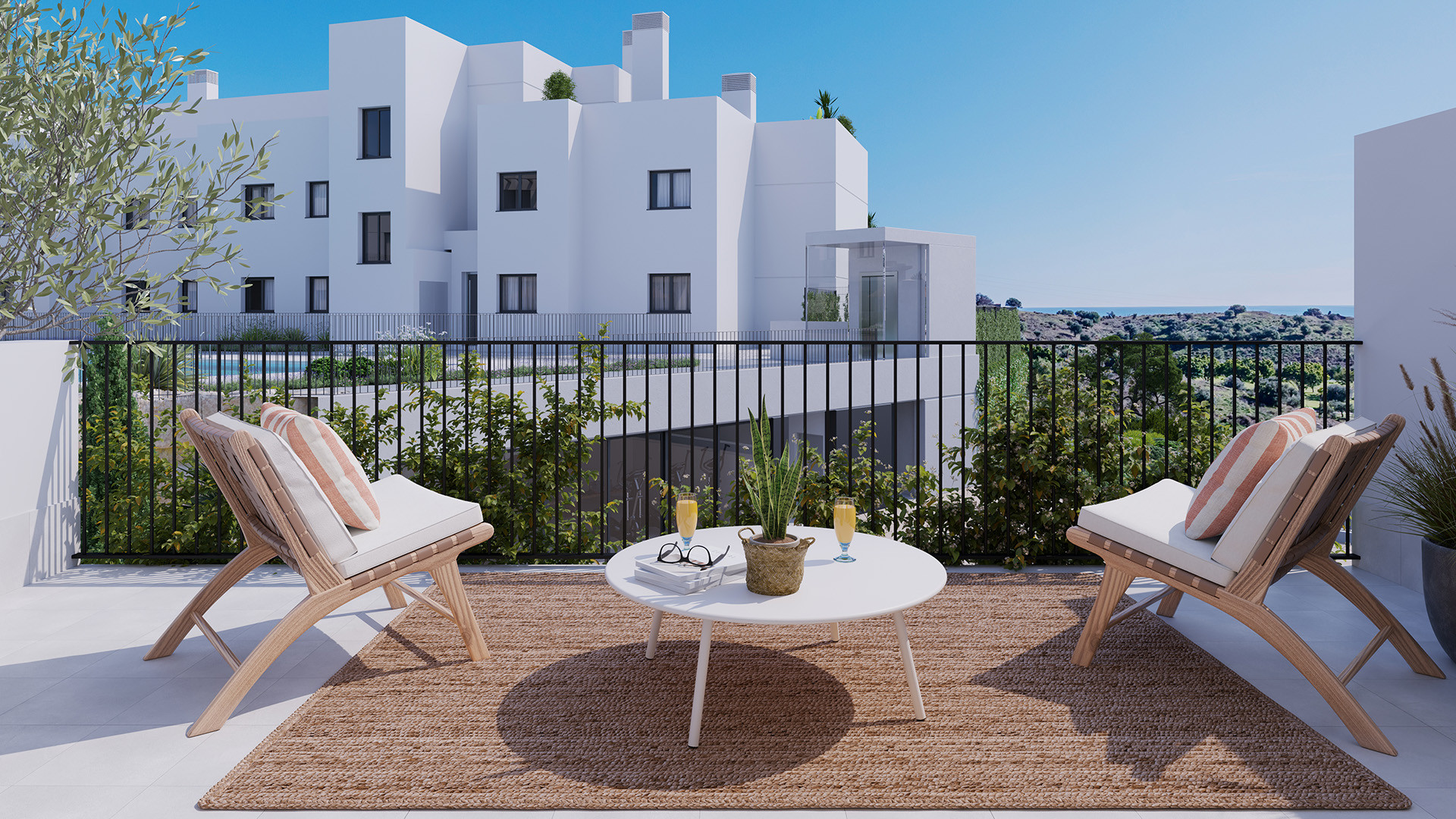 Apartamentos de obra nueva junto al campo de golf y cerca del mar en Vélez-Málaga