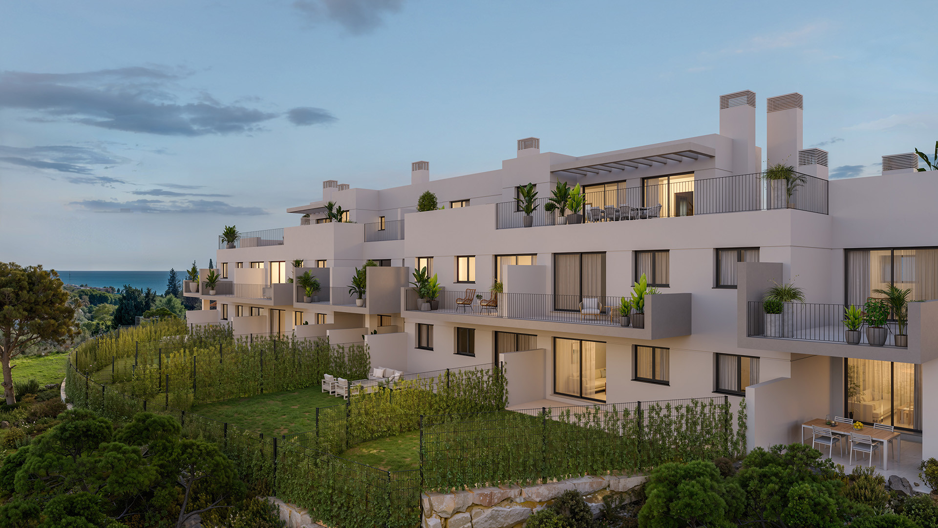 Apartamentos de obra nueva junto al campo de golf y cerca del mar en Vélez-Málaga
