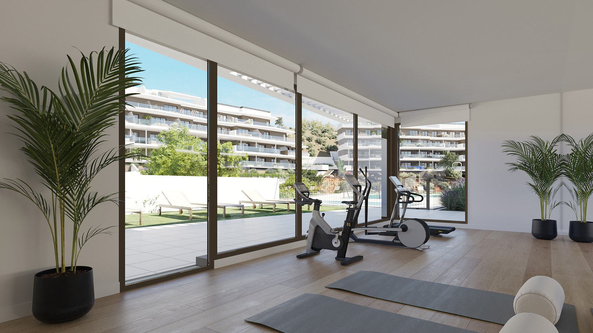 Exclusivas viviendas con amplias terrazas y vistas al mar en Rincón de la Victoria