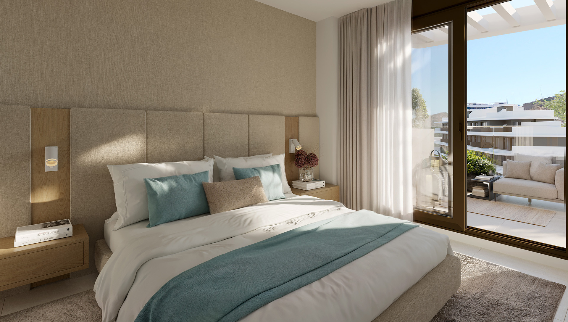 Exclusivas viviendas con amplias terrazas y vistas al mar en Rincón de la Victoria