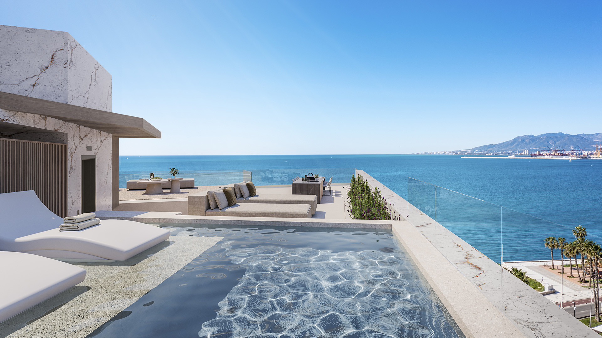 12 exclusive luxury apartments overlooking the Mediterranean