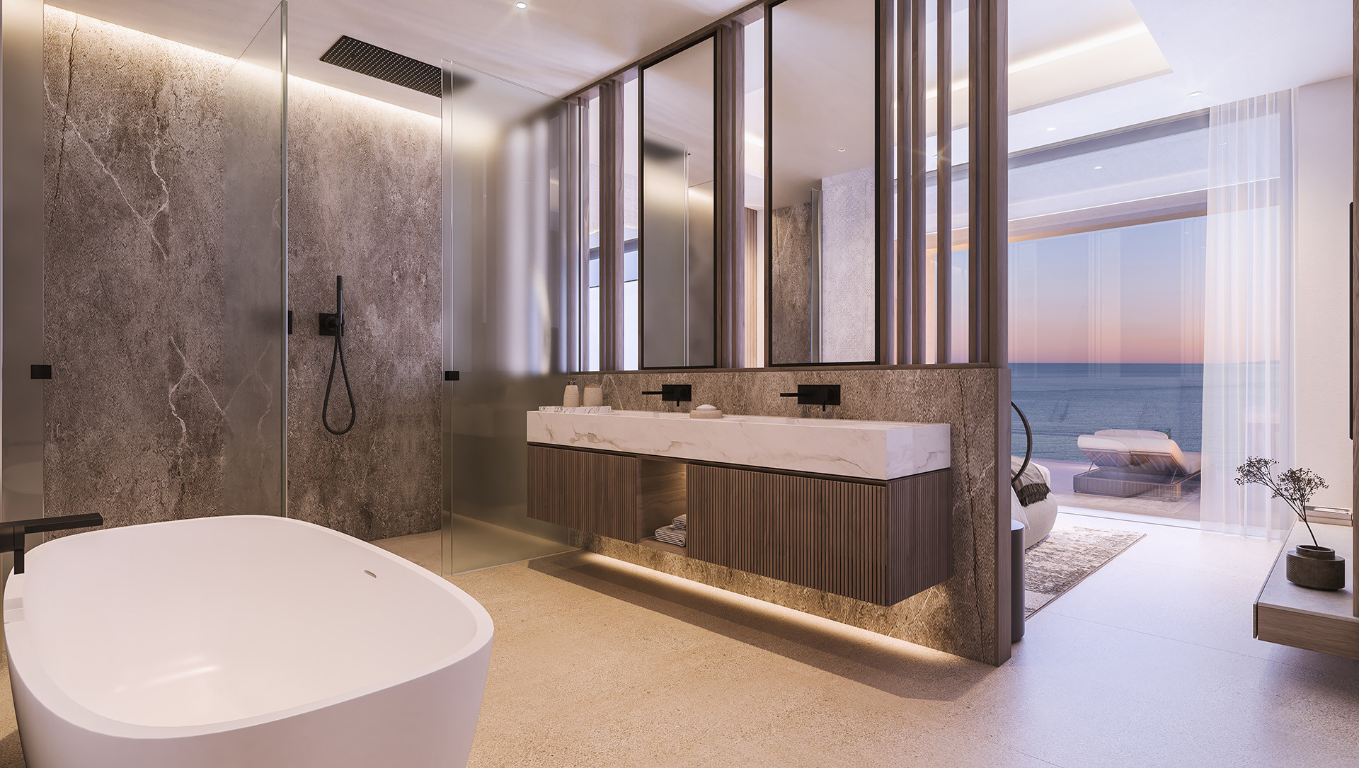 12 exclusive luxury apartments overlooking the Mediterranean