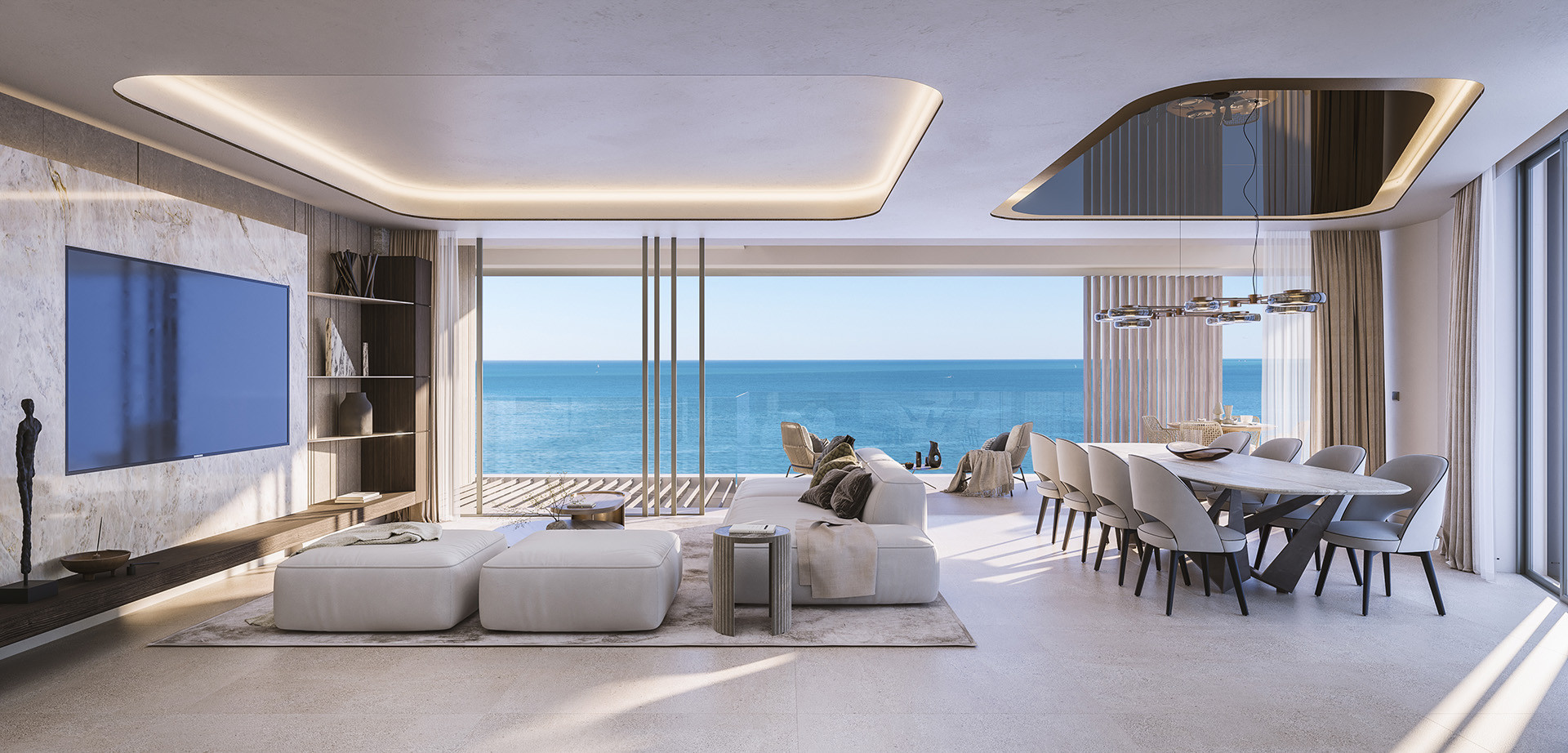 12 exclusive luxury apartments overlooking the Mediterranean