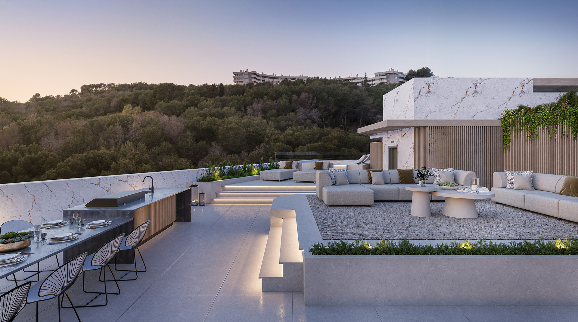 12 exclusive luxury apartments overlooking the Mediterranean
