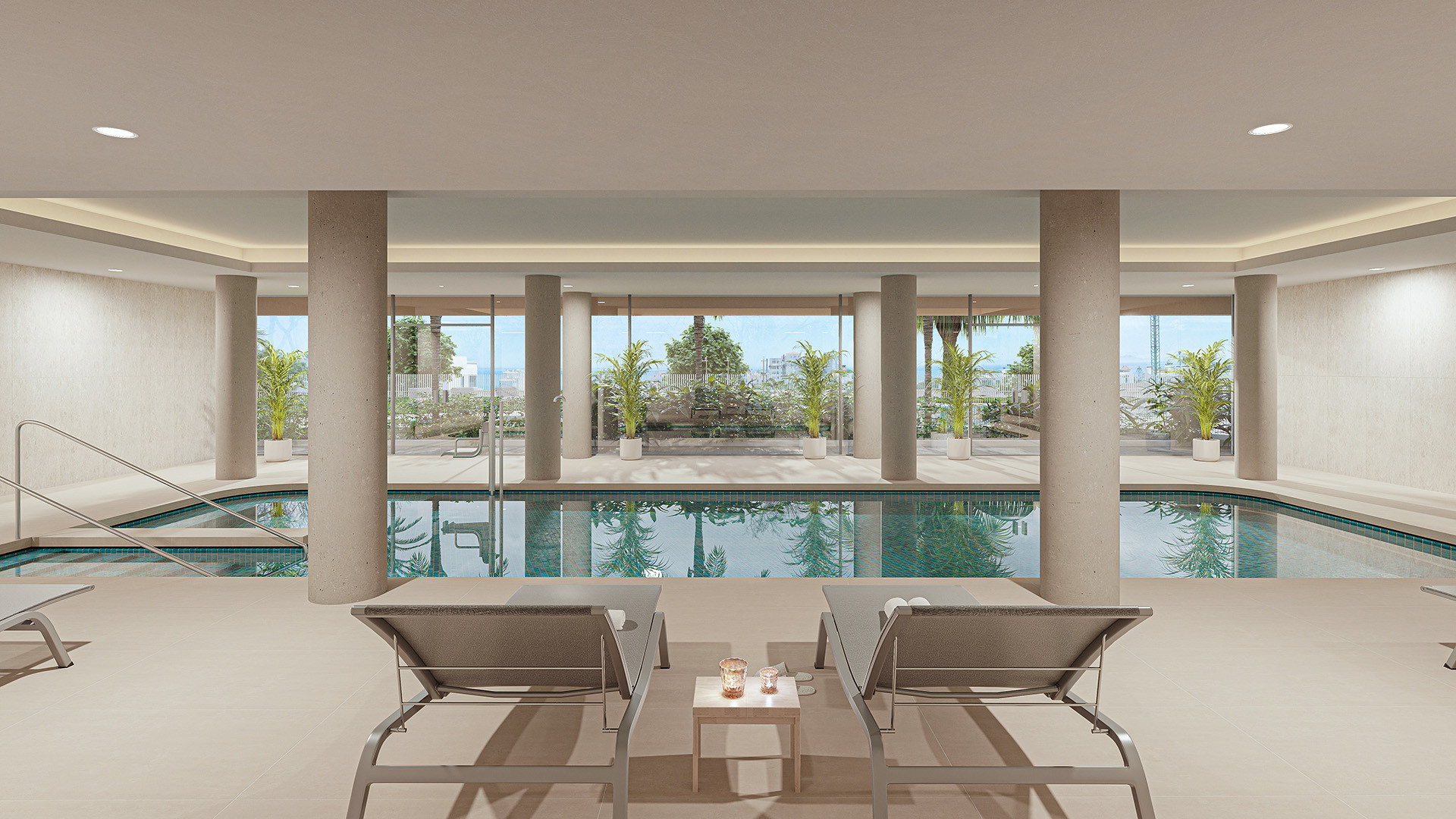 Designer apartments with spacious terraces in Estepona