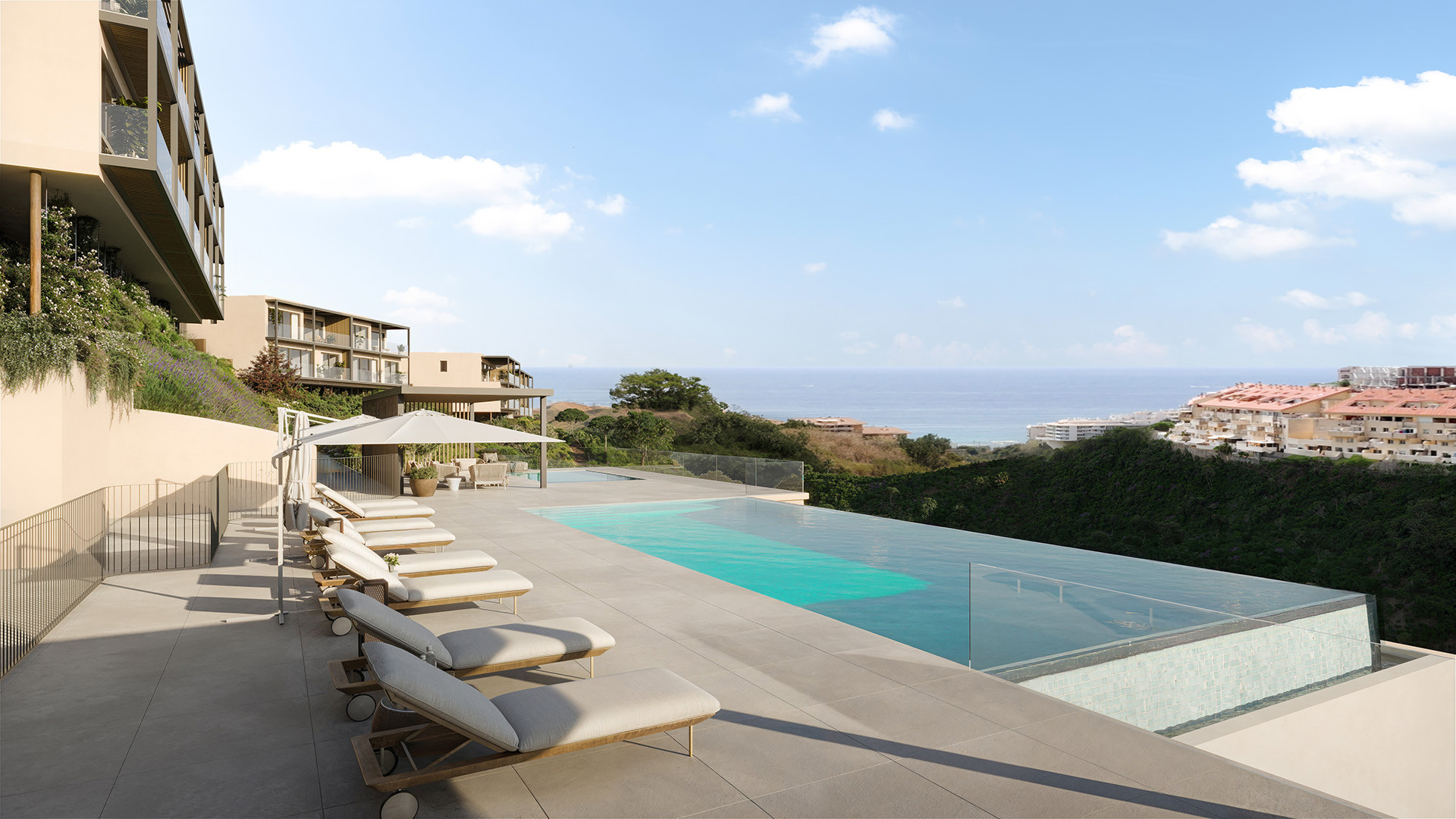 Sustainable detached houses with sea views in Fuengirola