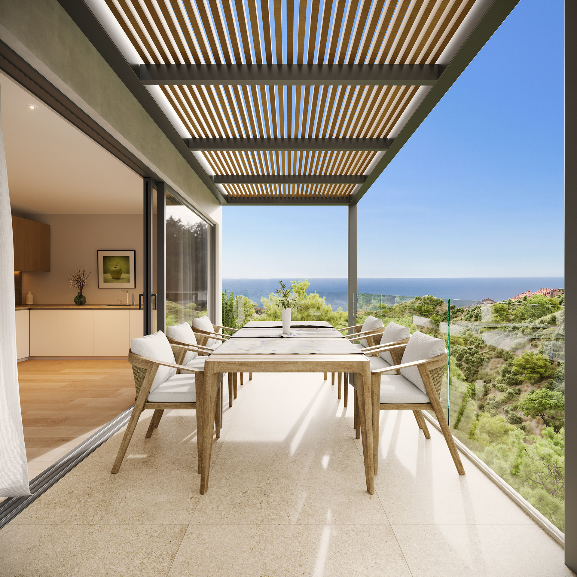Sustainable detached houses with sea views in Fuengirola