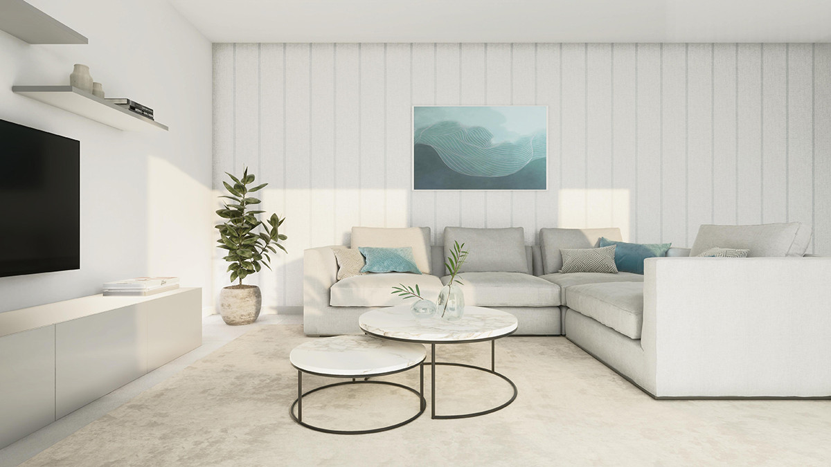 Apartamentos con vistas al mar muy cerca de la playa en Estepona
