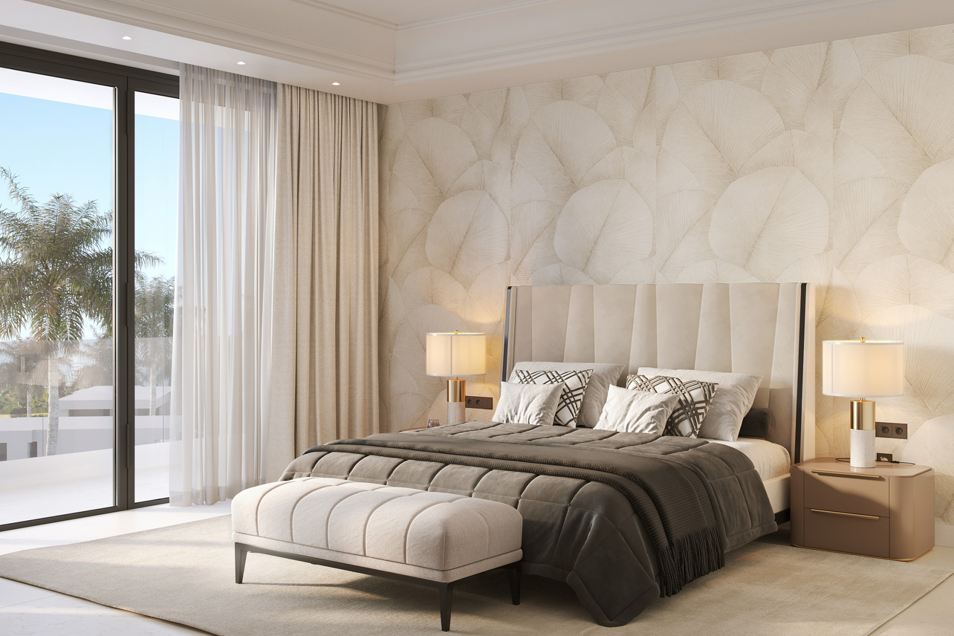 Villas contemporáneas de lujo a pocos pasos del mar en Marbella Este