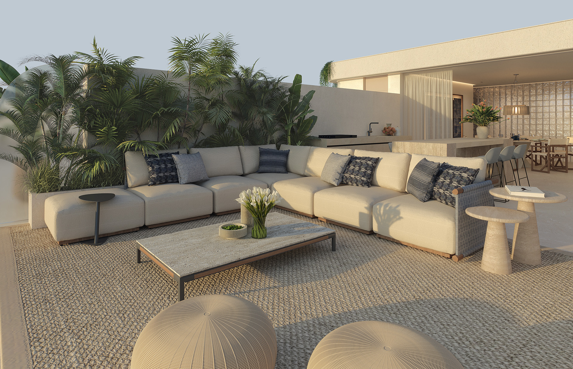 Luxury residential complex with ocean views in Estepona