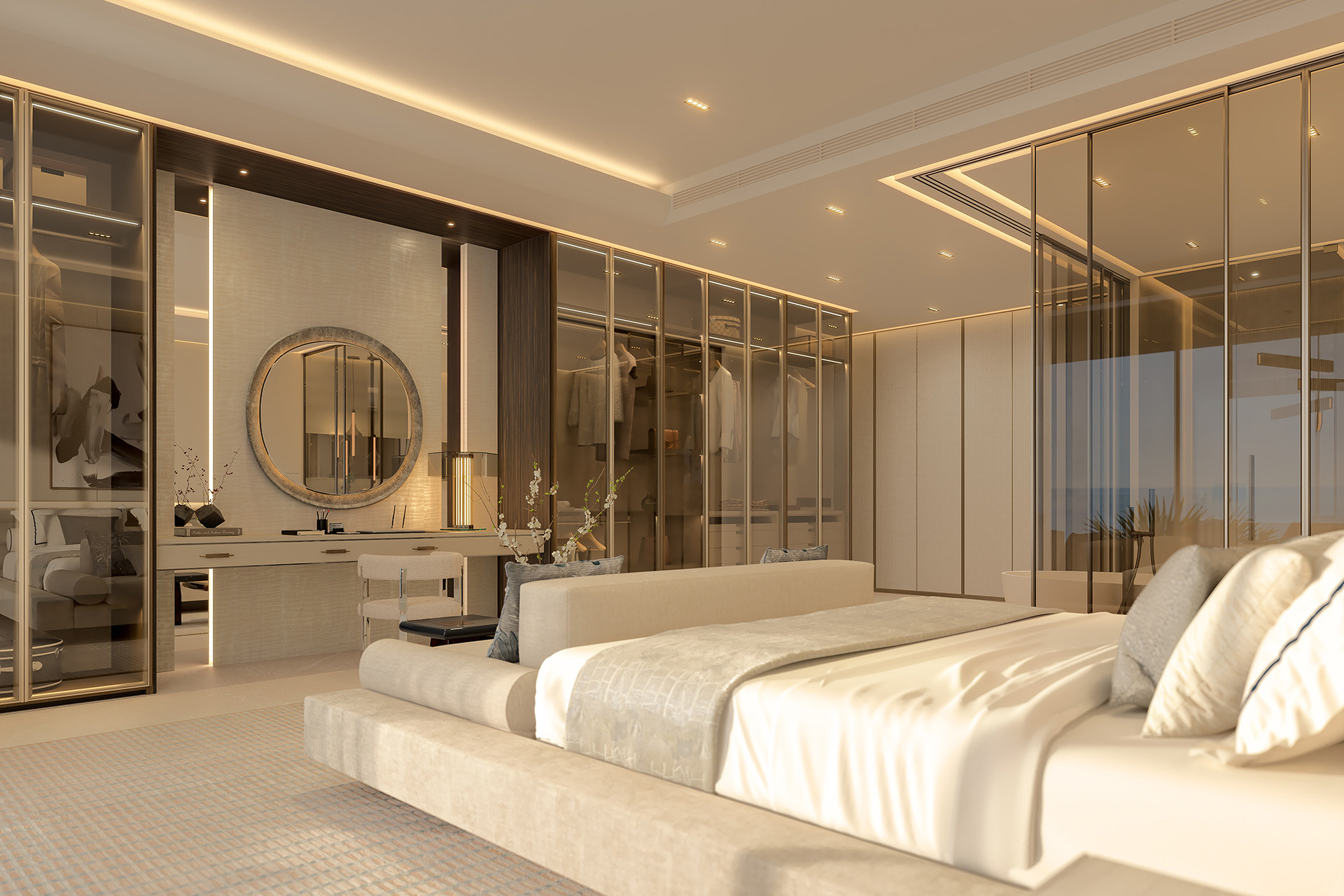 Luxury residential complex with ocean views in Estepona