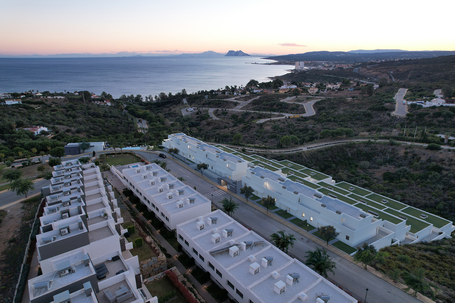 Exclusive Townhouses with Panoramic Sea Views in Manilva