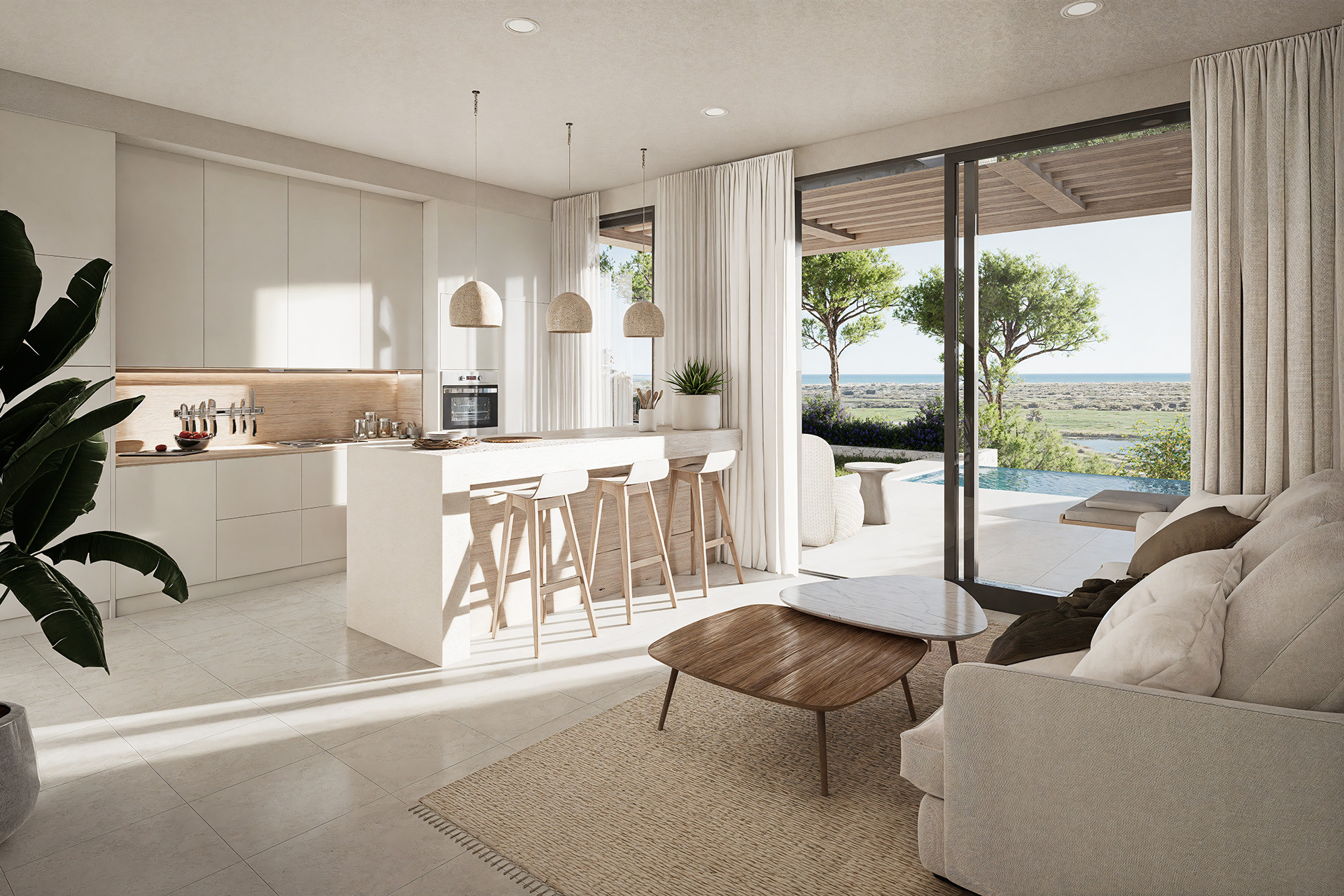 Exclusive Residential Development of Villas, Semi-Detached Homes, and Apartments Next to the Atlantic in La Antilla
