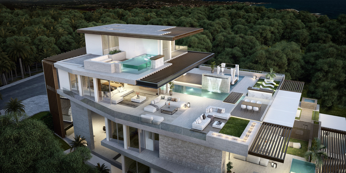 Luxury and exclusive seaside development of nine apartments located on a beautiful bay in Estepona