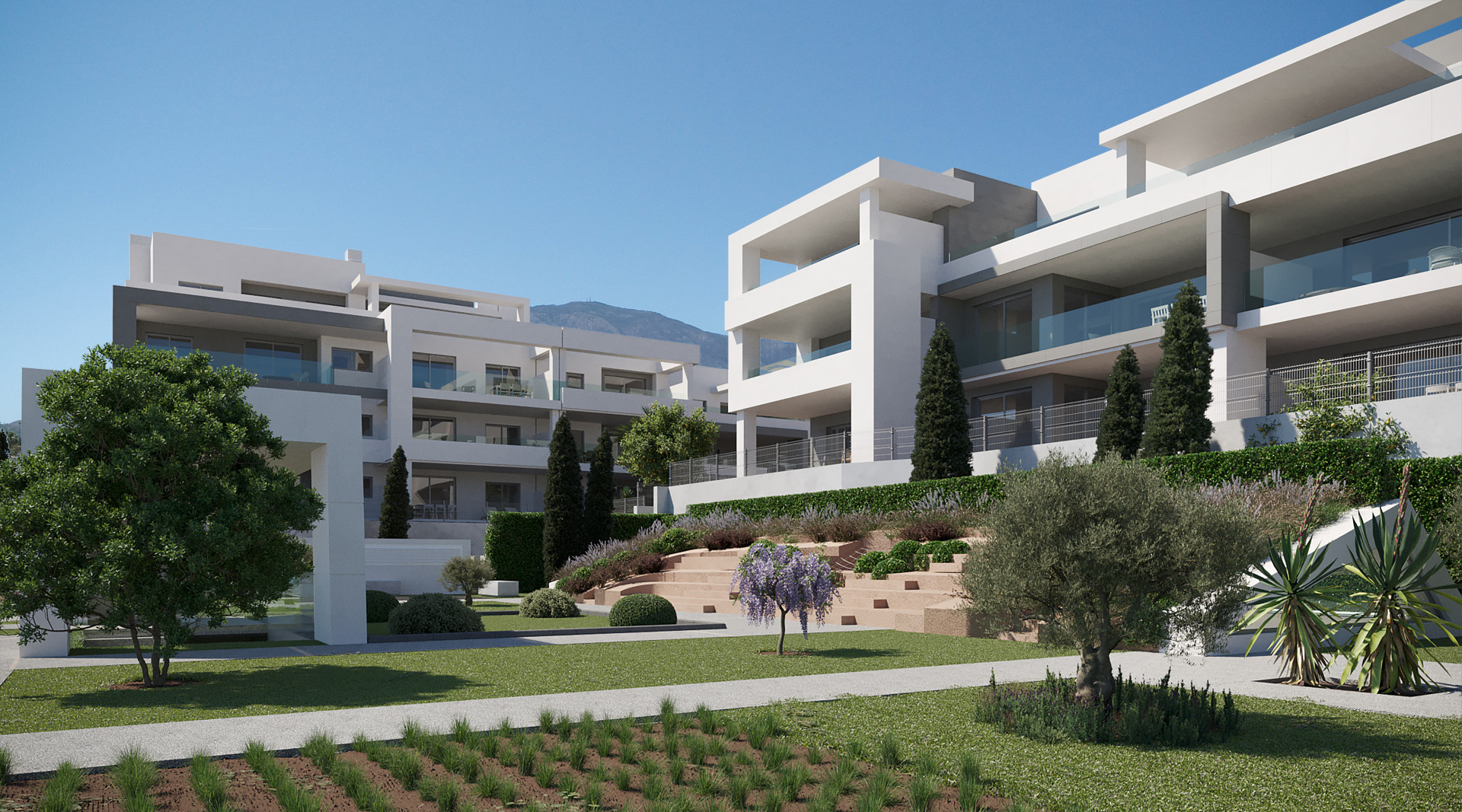 New development of exclusive 1 to 4 bedroom apartments located in an exclusive urbanization in Estepona