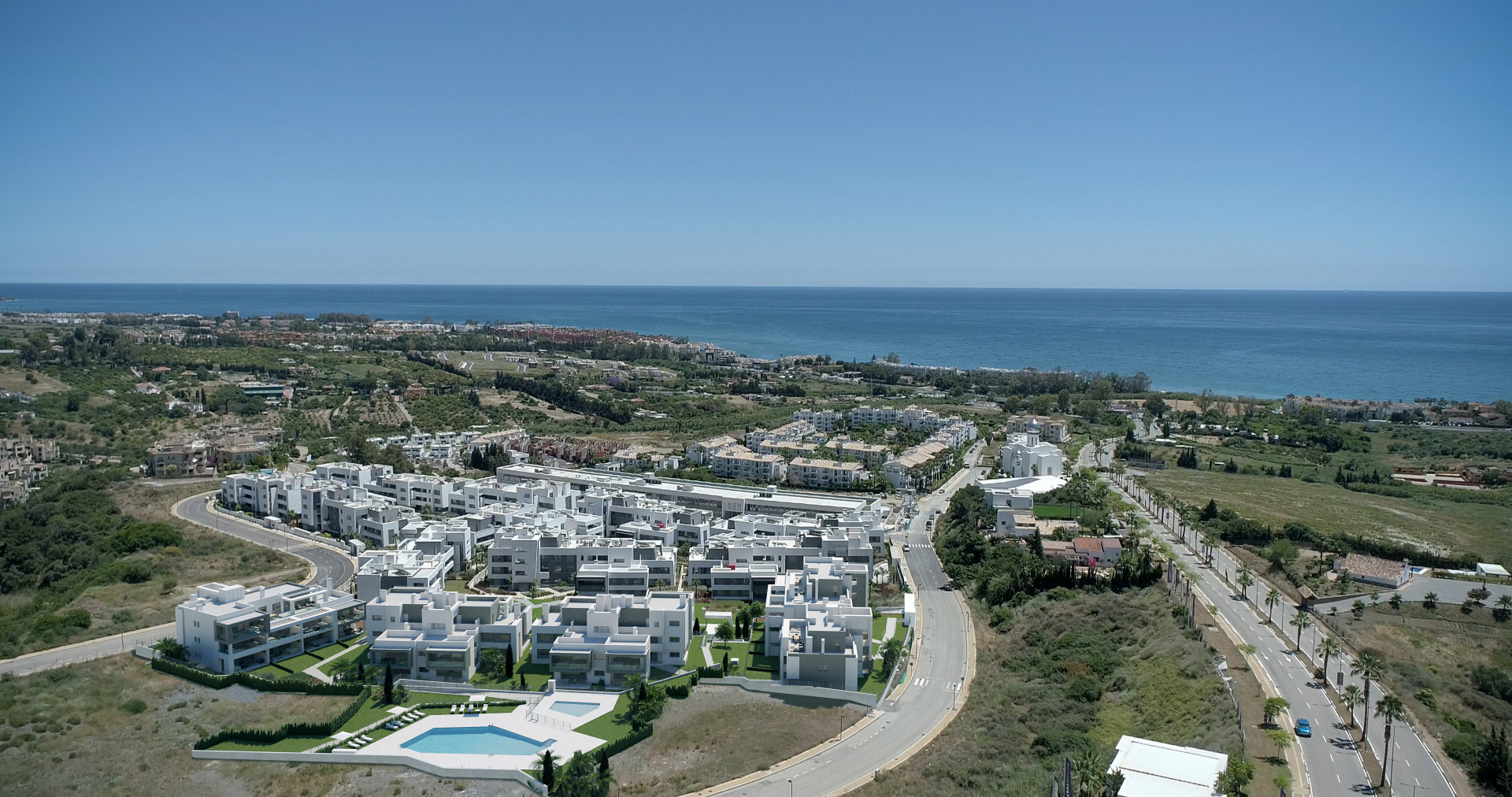New development of exclusive 1 to 4 bedroom apartments located in an exclusive urbanization in Estepona