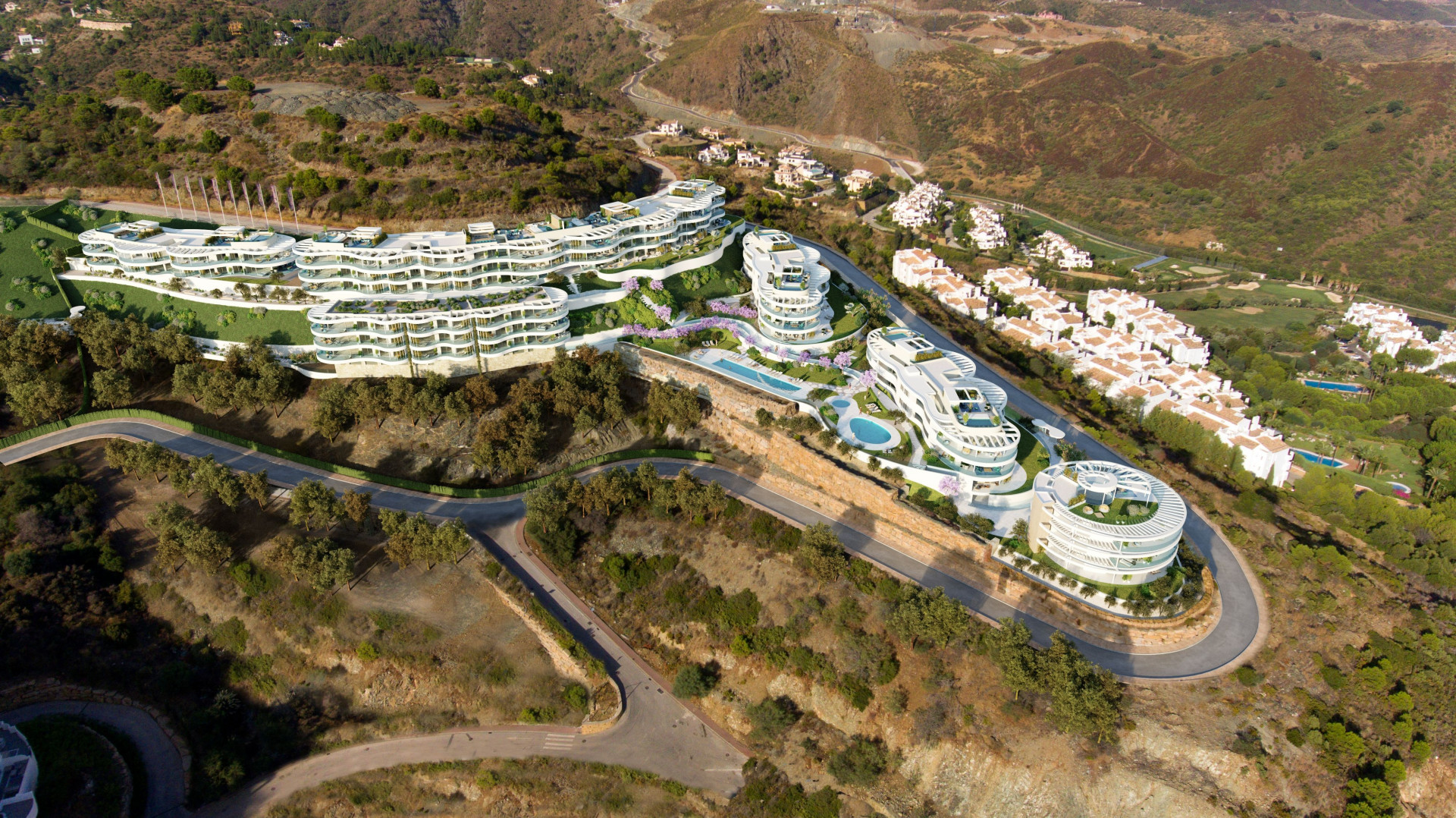 Exclusive new complex in an idyllic location with breathtaking sea views