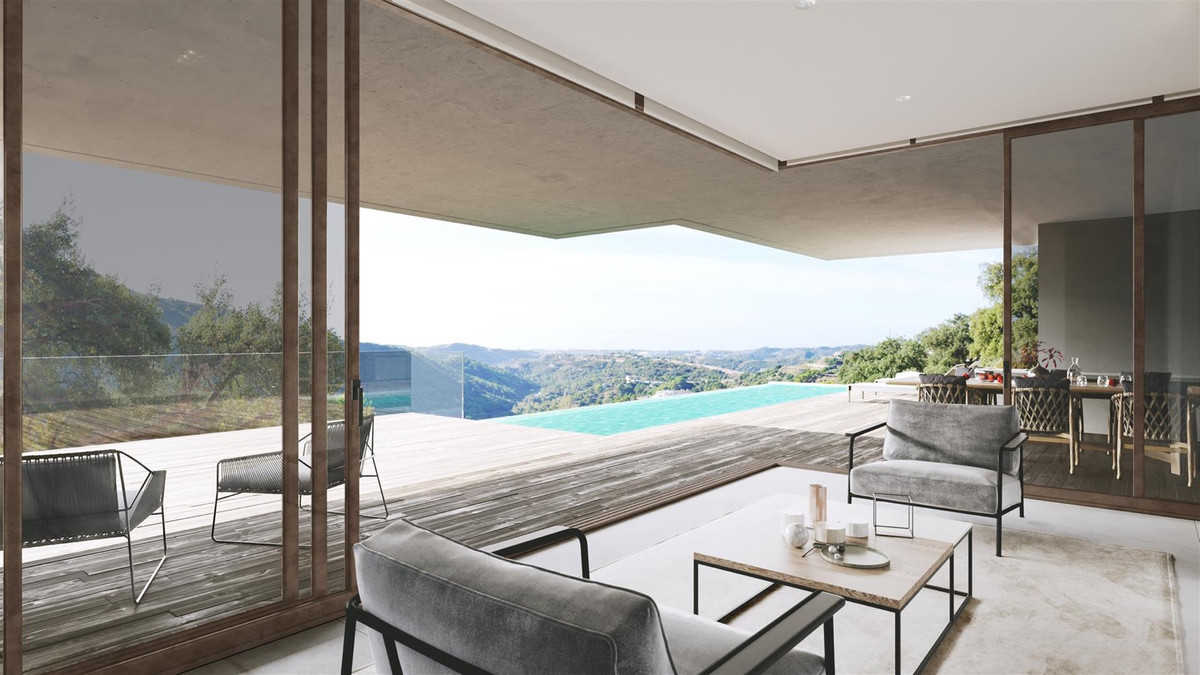 Spectacular complex of luxury villas that feature impressive designs integrated along mountain foothill located on an elevated crest of Monte Mayor, the villas offer spectacular views towards the Mediterranean