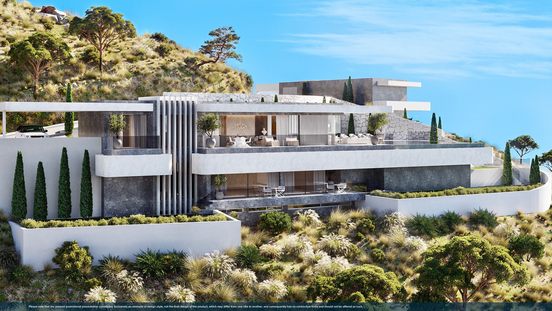 Sustainable luxury development of 18 individually designed villas situated in the 200-hectare country club estate of Real de La Quinta