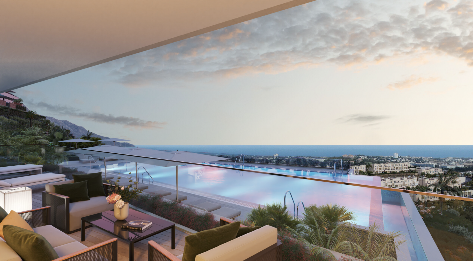 Fantastic project of exclusive properties with panoramic sea views in La Quinta Golf