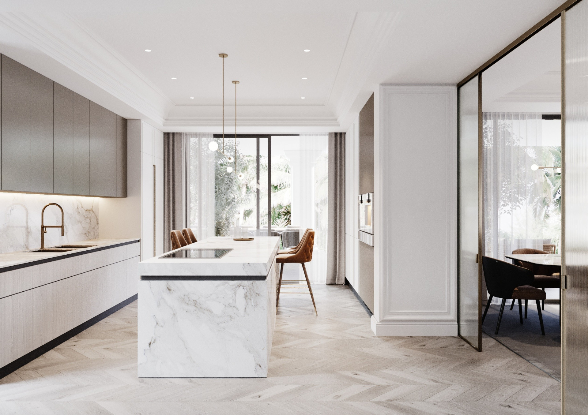 Four amazing villas designed with the highest standards in Lomas de Marbella Club