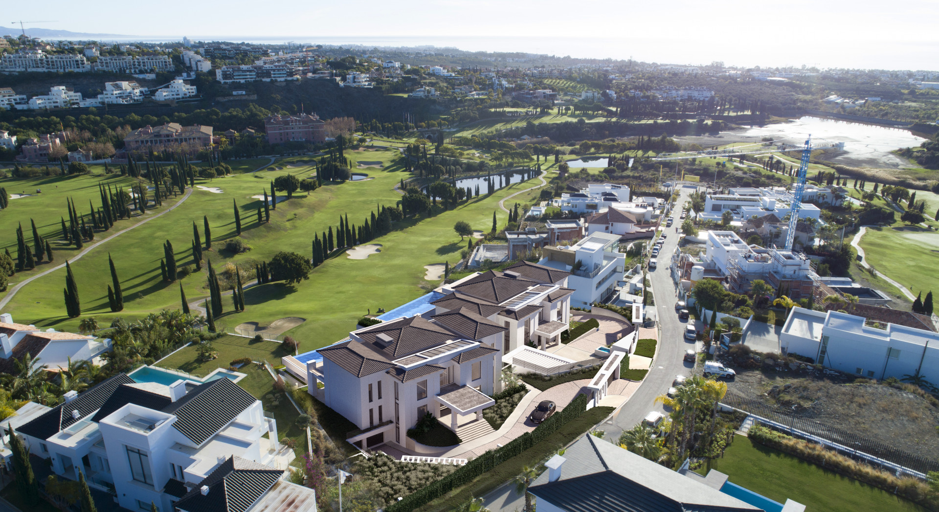 Brand new project, frontline golf villas in Los Flamingos Golf