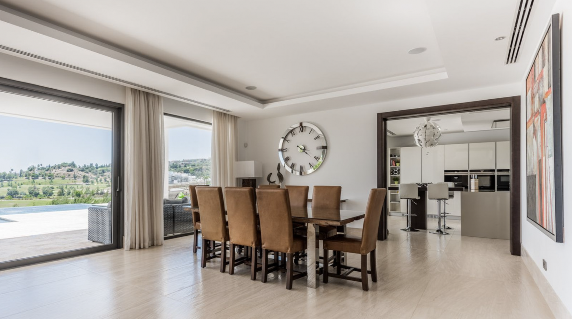 Magnificent 6 bedroom front-line golf luxury villa for sale in La Alqueria
