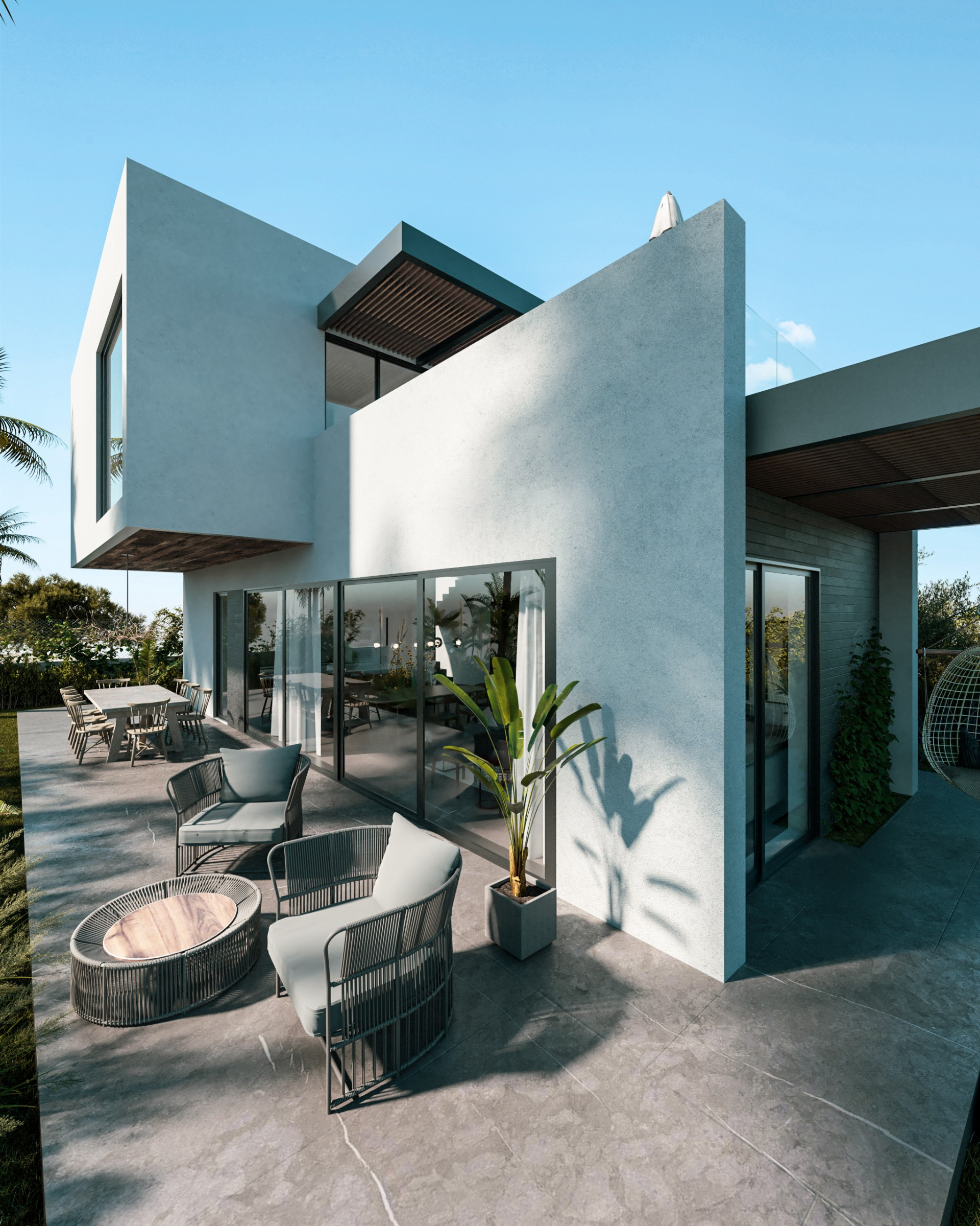 Exclusive complex of 8 contemporary villas set in the heart of Golf Triangle