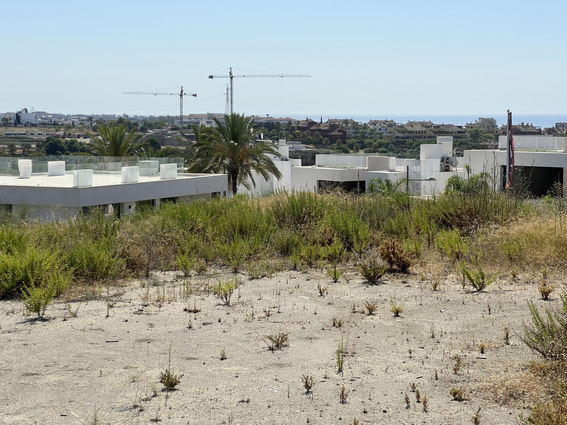 Residential plot for sale very close to Cancelada  village with nice sea and mountain views  near to every amenity.