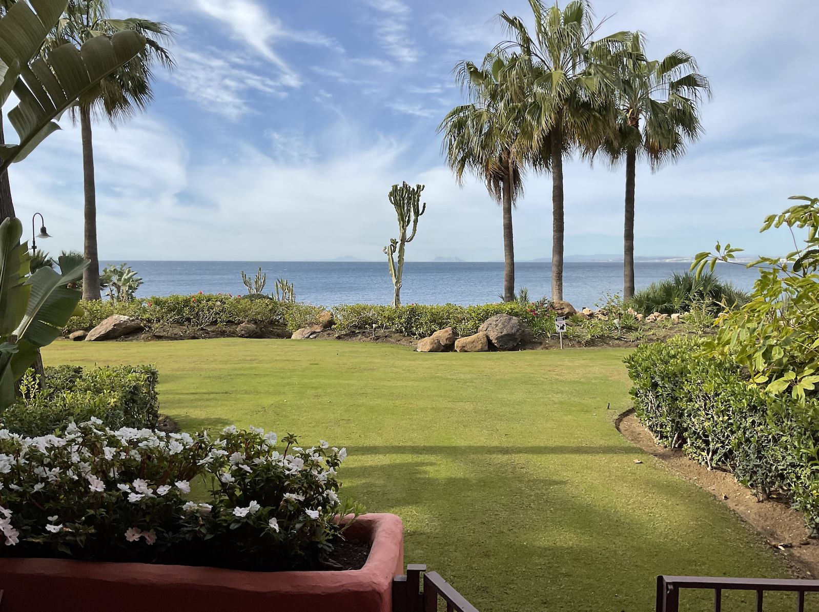 Completely refurbished  ground floor apartment with open sea views in Cabo Bermejo