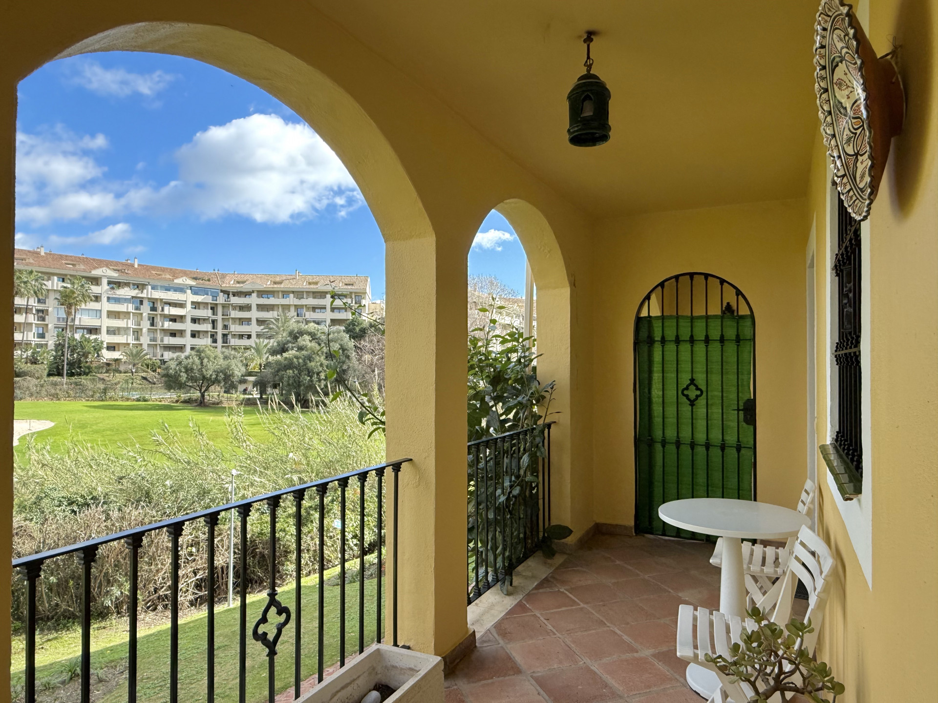 Frontline Golf in Guadalmina Alta – Originally a 3-bedroom apartment, now converted into 2 bedrooms
