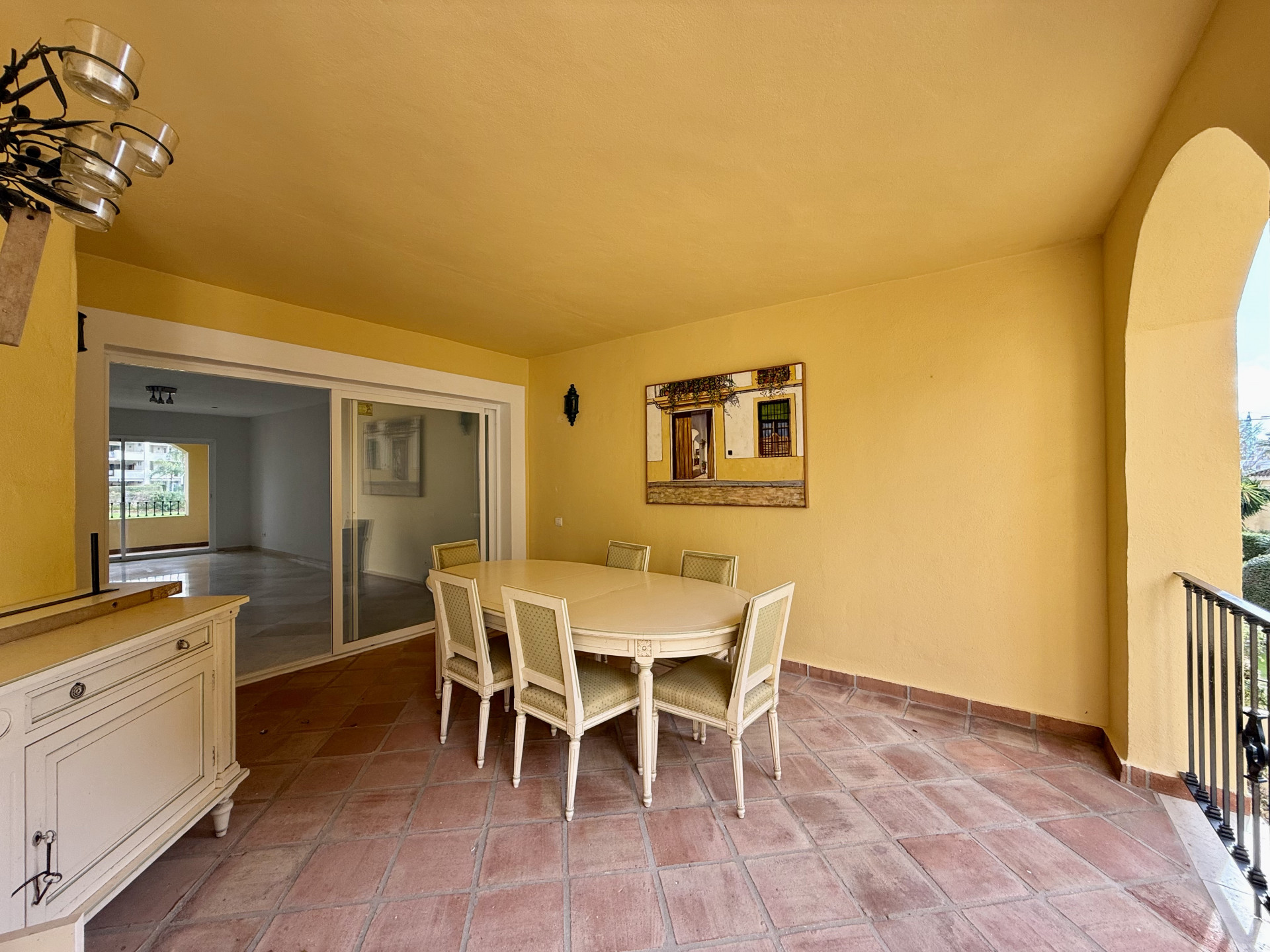 Frontline Golf in Guadalmina Alta – Originally a 3-bedroom apartment, now converted into 2 bedrooms