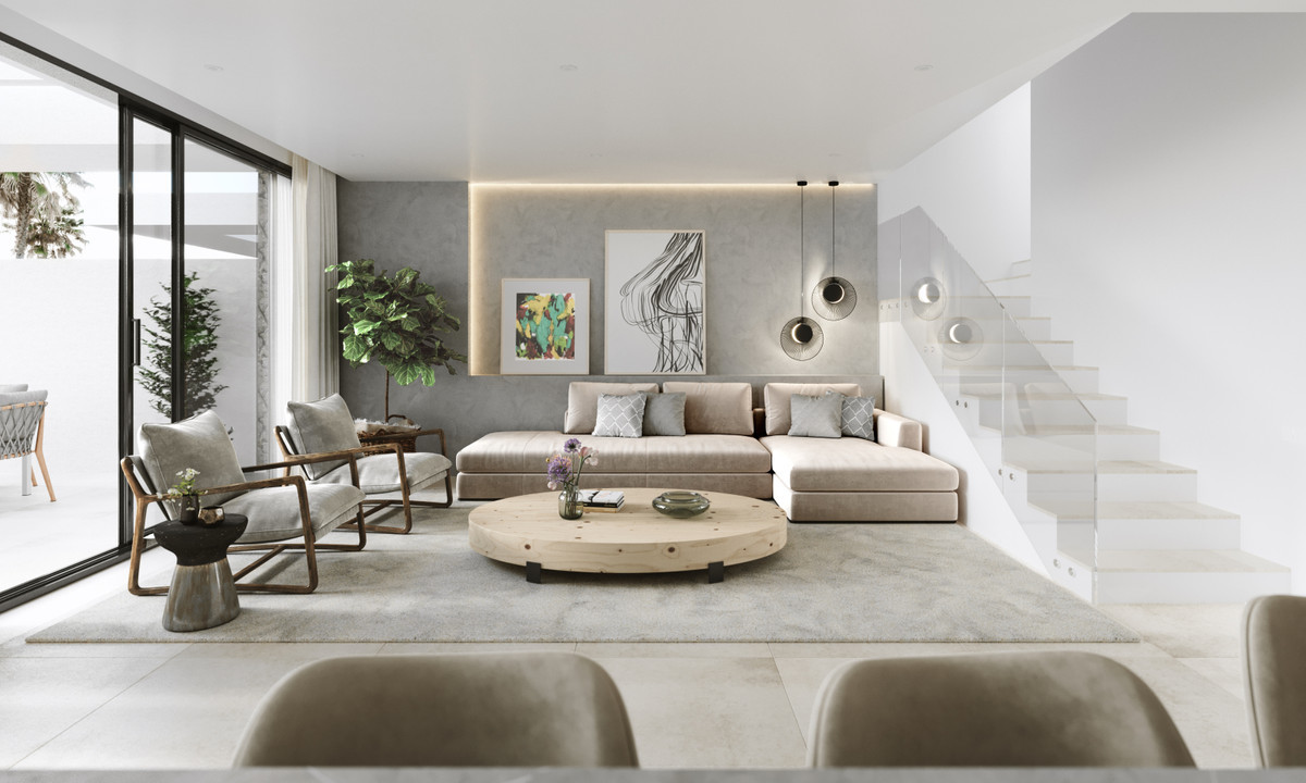Unique concept of exclusive apartments and penthouses set in a  gated development located just 5 minutes from Estepona's town centre and a 500m walk to the beach