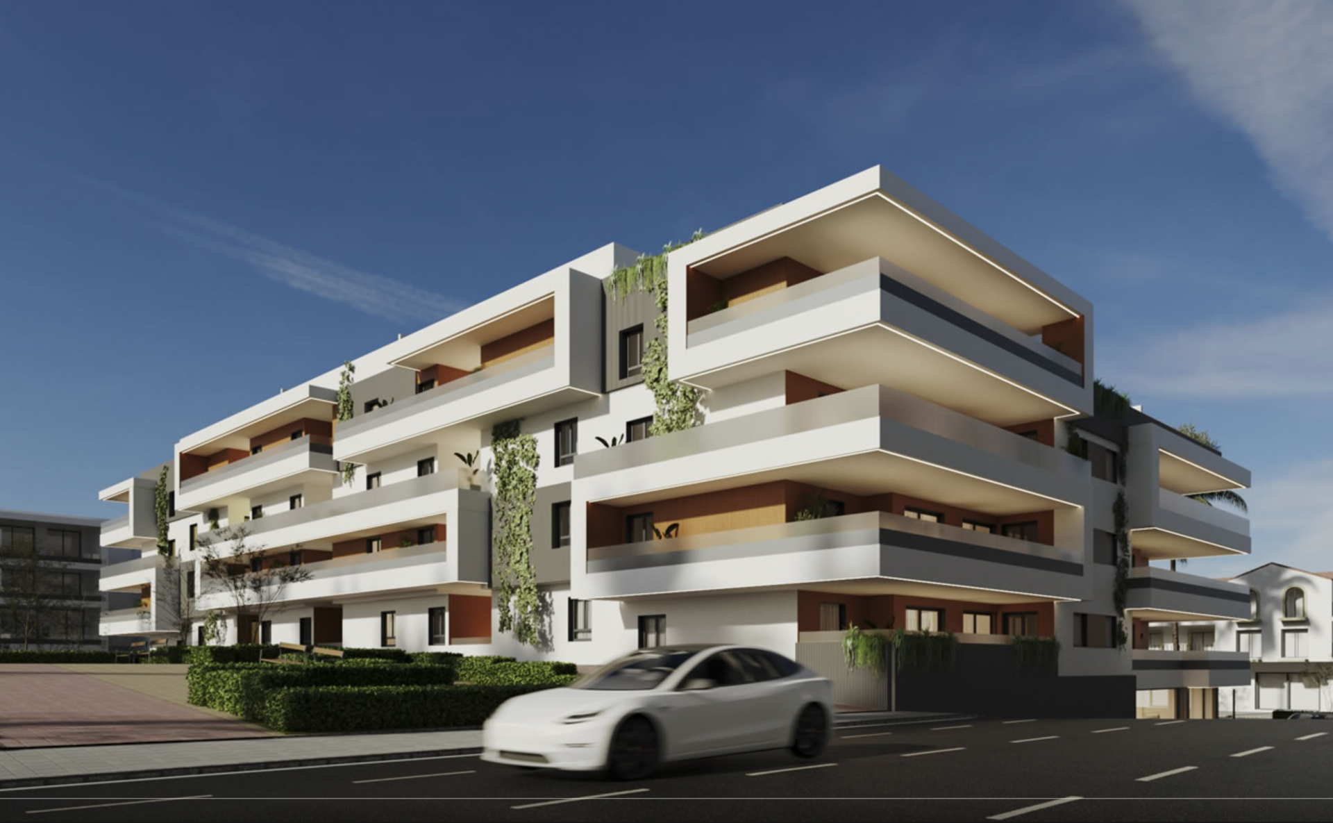 Newly- built residential complex consisting of thirty five, 2 and 3 bedroom apartments in the heart of San Pedro Alcántara
